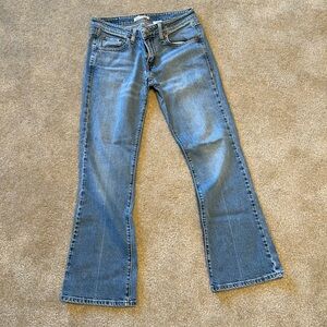 Levi's Light Blue Superlow Boot Cut 518